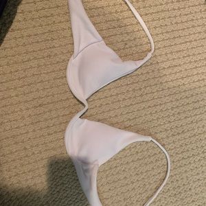 White bikini top